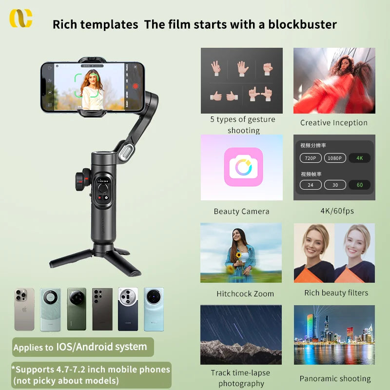 Dream 3-Axis Handheld Gimbal for Smartphones
