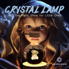 Crystal Ball Cosmic Indoor Night Light USB Power Warm Bedside Light Birthday Gift Night Lamp