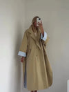 Women's Black Longline Trench Coat