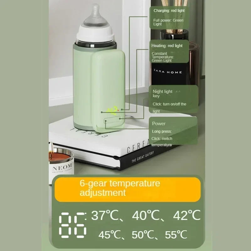 "Dream Warm: Portable Bottle Warmer"