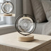 Crystal Ball Cosmic Indoor Night Light USB Power Warm Bedside Light Birthday Gift Night Lamp